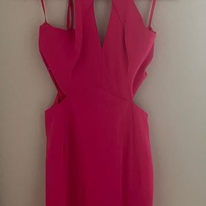 Ark and Co hot pink cocktail dress